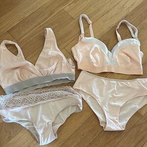Elegant Pink Women's Intimates Sets - Nursing Bras and Maternity Underwear